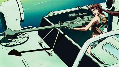 Black lagoon revy gif comp. Black lagoon is a great anime where in a rare case the dub is 100% better than the sub. 2 full seasons out, one half season, and a f