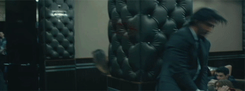 John Wick gif comp. John Wick came out last year. A simple revenge story action flick starring Keanu Reeves that's executed with such a style and grace... and for all those wick lovers out there you can play as him in payday 2 and get kicked from 80% of in game lobbies because people hate fun.