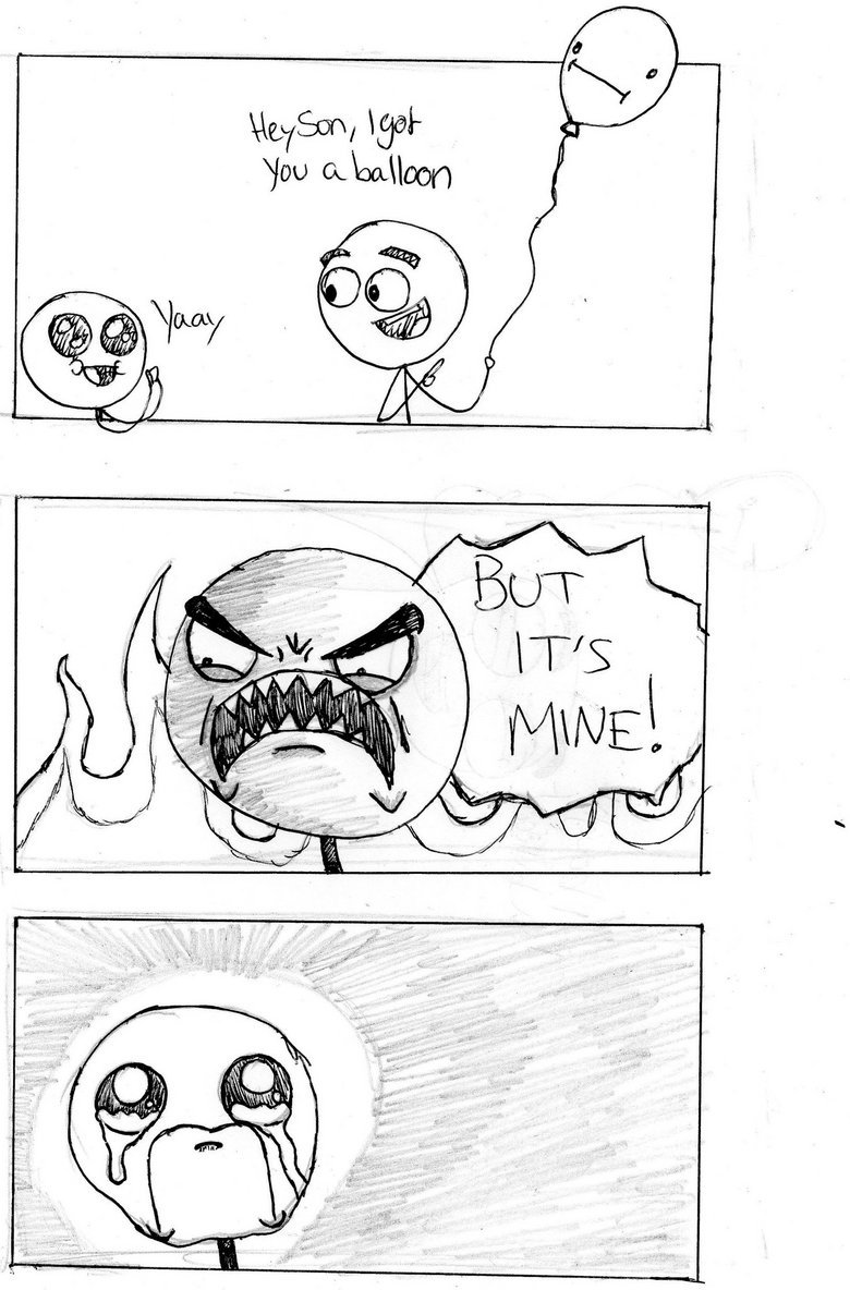 Balloon Balloon. This is something i drew a few months back. Only just thought of sharing it now. I hope it makes the few of you who see this giggle or atleast crack a