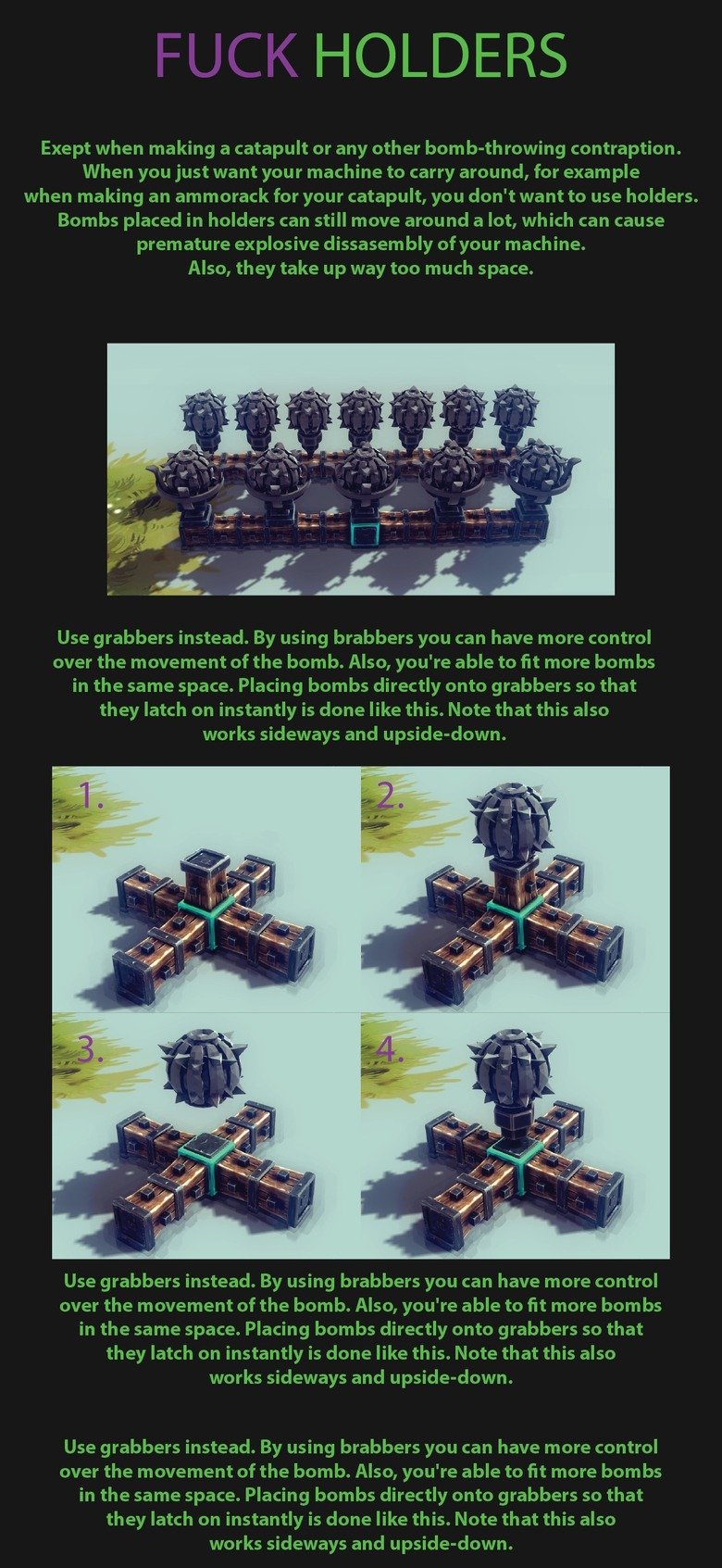 Besiege Tutorial: Building Basics. . BESIEGE TUTORIAL:. Even though i know all of this by now, i must say this is great for any beginners. Well done sir, well done.