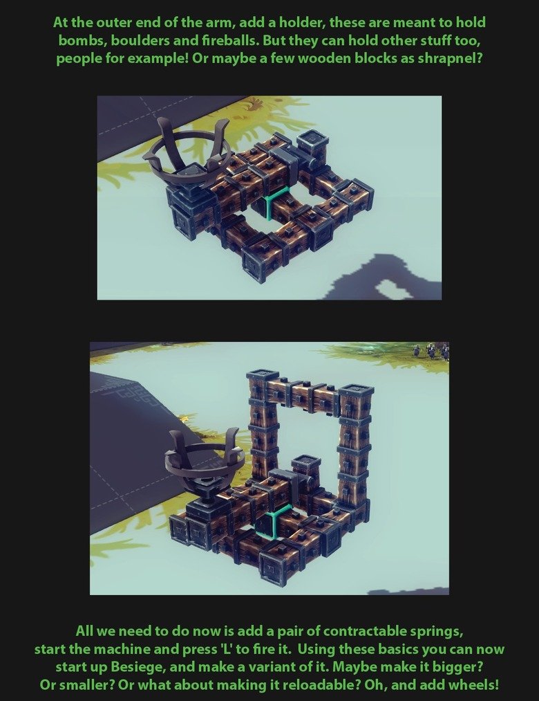 Besiege Tutorial. . BESIEGE TUTORIAL. Next step: rain hell