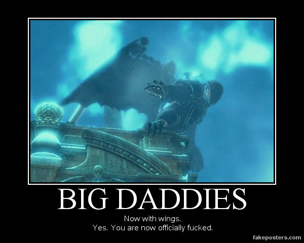 BioShock Infinite BioShock Infinite. New Big Daddies from the upcoming BioShock Infinite, although as of now it's just called Him.<br /> Link to video: www.gametrailers.com