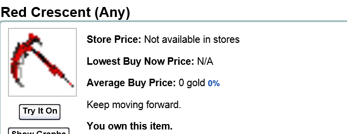 bless the GaiaOnline devs.. the dev's for GaiaOnline basicly sent everyone a crescent rose in memory of monty.. Every Crescent Rose Has Its Thorns Can you match