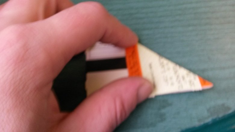 Bored?. Frogs' porn Take a buttload of these! Take one Folld the corner over to a 45 degree angle Open it back out Do the same to the other corner (closest) 45 