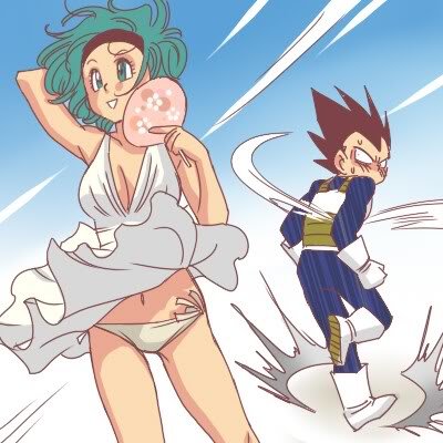 Bulma Comp. Bulma is the first human character introduced in the Dragon Ball series, and the second human Goku met in his lifetime. The daughter of the brillian