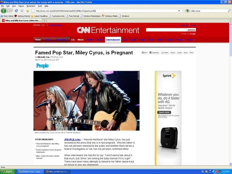 FAKE miley CNN page FAKE miley CNN page. This is in response to --&gt; /funny_pictures/271957/A+new+Plan/<br /> It is a completely fake page, I claim no rights to i blah