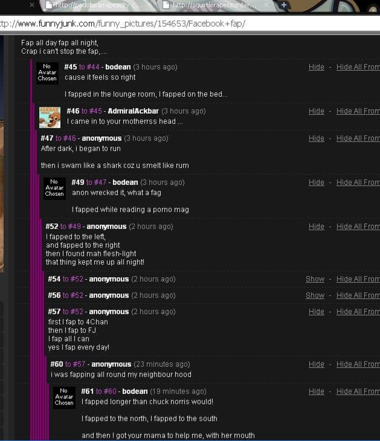Fap Rap (Revisited) Fap Rap (Revisited). so I was browsing through my first favorited posts when I saw this little gem, the poor thing never got to see the front page, so I thought