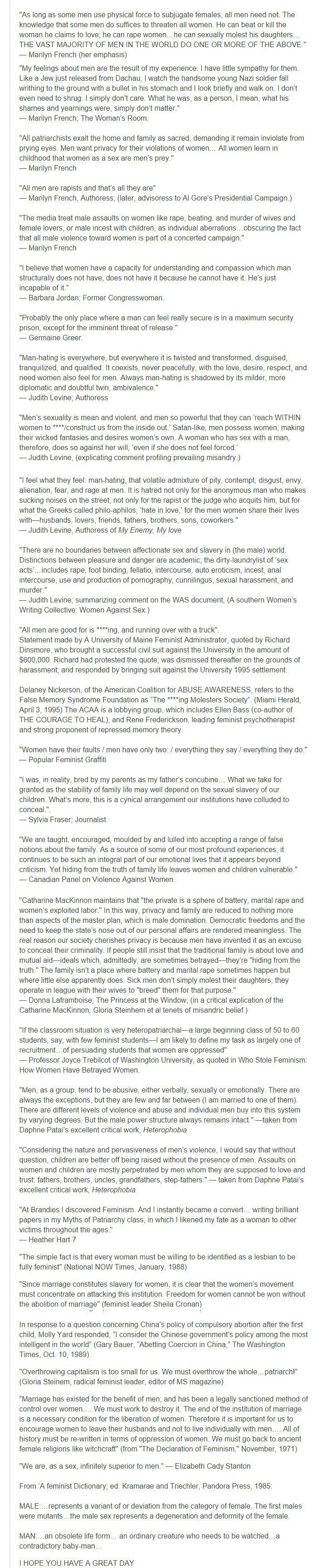 Feminism in Action. Source: feminists-please-stop.tumblr.com/post/108095542707/what-are-exactly-the-actions-of-modern-feminists. Anonymous asked . What are exac