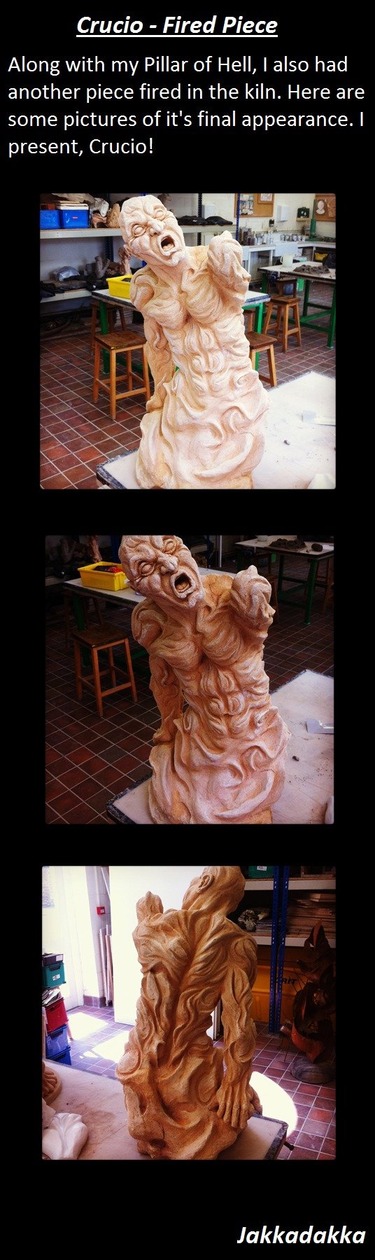 Fired Crucio Fired Crucio. Hope you like it guys. Original: /funny_pictures/3705619/Crucio/ /funny_pictures/3974374/Fired+Pillar+of+Hell/. Crude - Fired Piece Along with my