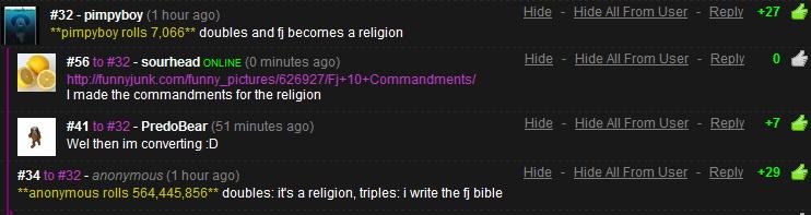 FJ is now a religion FJ is now a religion. /funny_pictures/623995/Andy+is+grown+up/ GO to comment #32<br /> /funny_pictures/626927/Fj+10+Commandments/ <br /> Commandment