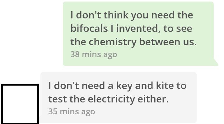Franklin, idgaf. . Benjamin, " About Benjamin Author. Inventor. Lover. I love adventures and starting Revolutions with my friends. Let' s discover the electrici
