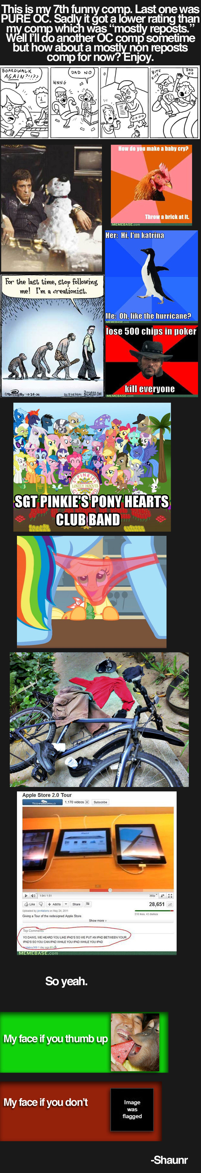 Funny Comp 7! and see descrip Funny Comp 7! and see descrip. Don't know when ill put out my next OC comp, but here's my latest OC video. pretty awesome! /youtube/2165085/OC+Elkectro+Pony/. T