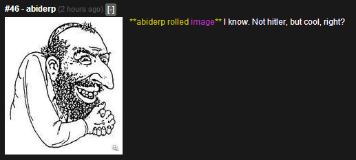 fzjoss told me to. So I did /Ultimate+Picture+Roller+Legend/funny-pictures/5153277/46#46.. I shoulda have seen this coming. Context: