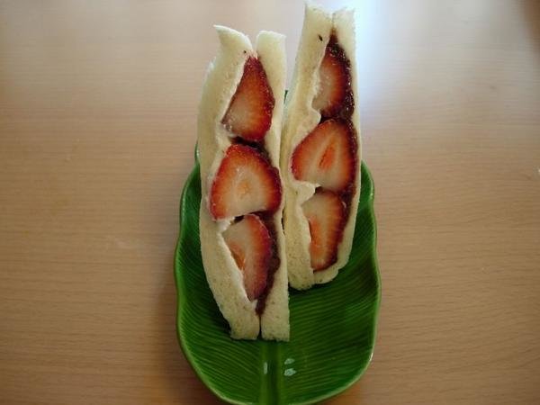 Japan and the sandwich. Japan has a wonderful way of taking foreign food and making it completely Japanese. Consider Japanese Sandwiches, everything from their 