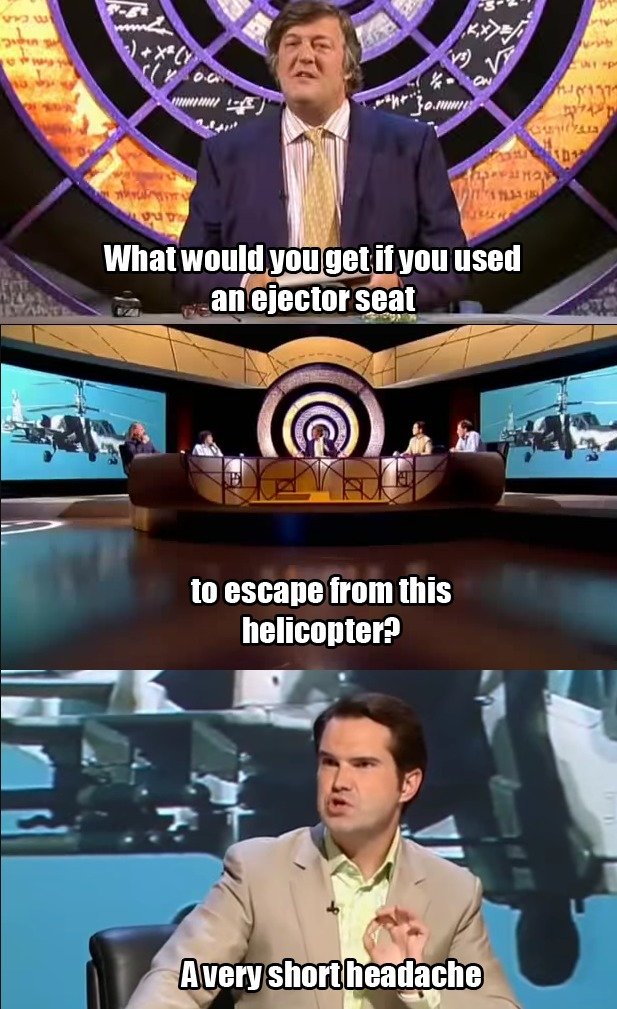 Jimmy+carr+on+qi+the+answer+is+the+blade