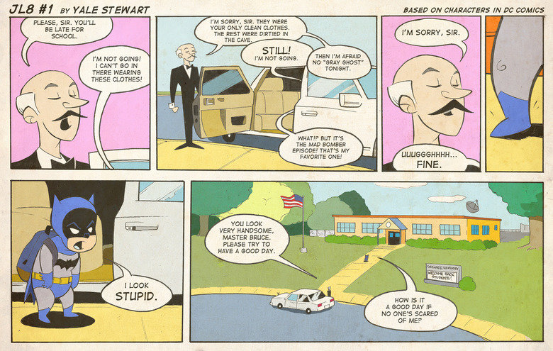 JL8 - 1 JL8 - 1. This is from a webcomics where DC characters are - you guessed it - 8 If there's a problem with the image, I'm going to blame my tablet, and I'll reupl