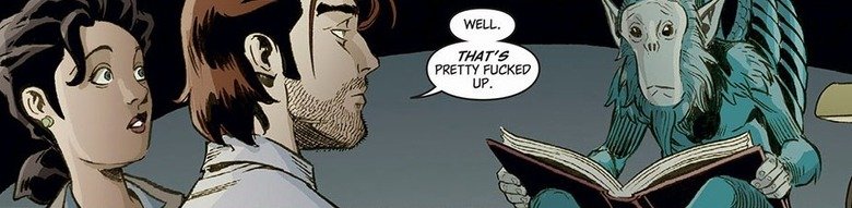 No context comics: The Wolf Among Us. The best kind. The many faces of Bigby Wolf #1 Liar. Colin knows what's up. Jesus. The many faces of Bigby Wolf #2 They're