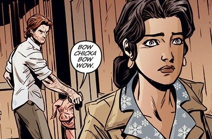 No context comics: The Wolf Among Us. The best kind. The many faces of Bigby Wolf #1 Liar. Colin knows what's up. Jesus. The many faces of Bigby Wolf #2 They're