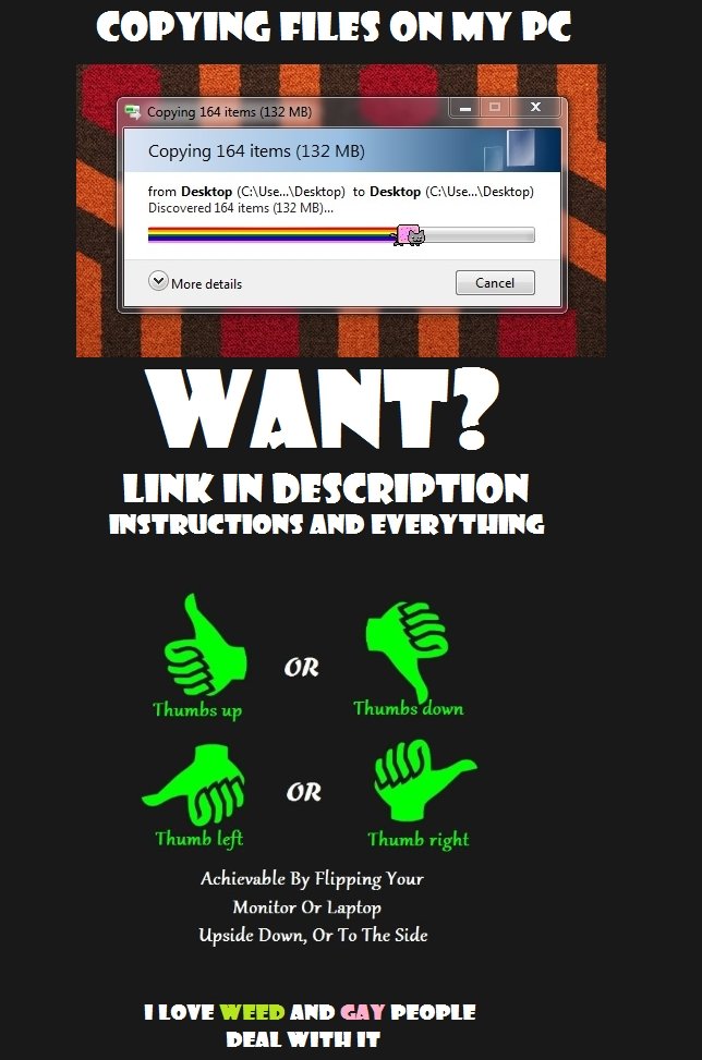 Nyan Cat Progress Bar Nyan Cat Progress Bar. troll warning funnyjunkers /funny_pictures/2298464/Just+some+statistics/. COPYING HIE! ON IV " WAIT? HER II DESCRIPTION Mlle' rmm' no EVE