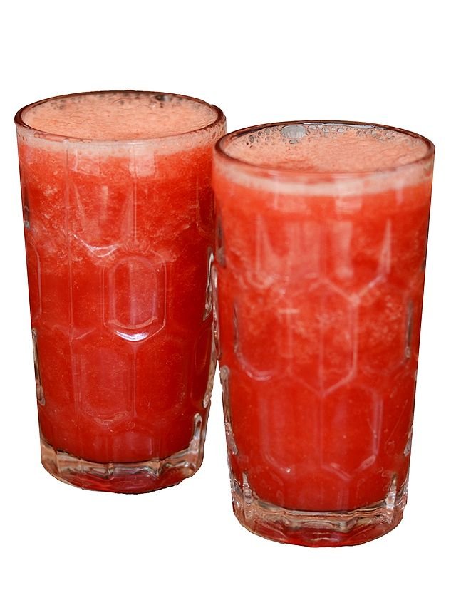 Raccoonwithfruit fruit comp 2-Watermelon. Interestingly, watermelons are not actually fruits, they are a vegetable, comparable to cucumbers, or pumpkins. At lea