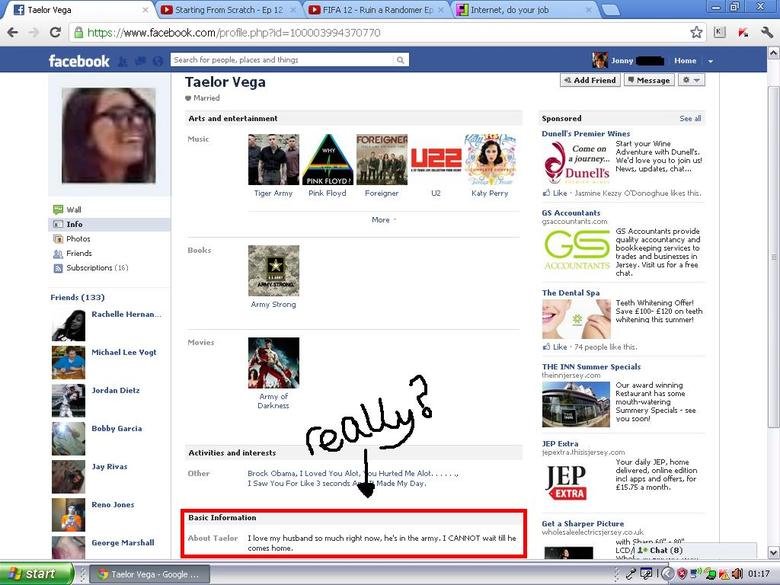 Really? :3 Really? :3. Dumb bitch doesn't realise he is gonna see the out of the original photo Original photo (the one in my tabs) /funny_pictures/3807790/Internet+do+you