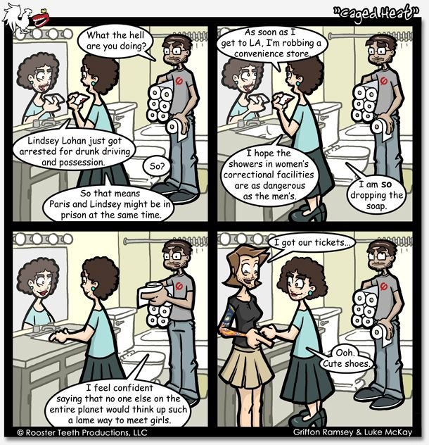 RT Comics 3. roosterteeth.com/comics/ not mine. I' m sorry, sir. Yours card was Haw did you plan business card with electrical to my for lunch}? Tape. on the ba