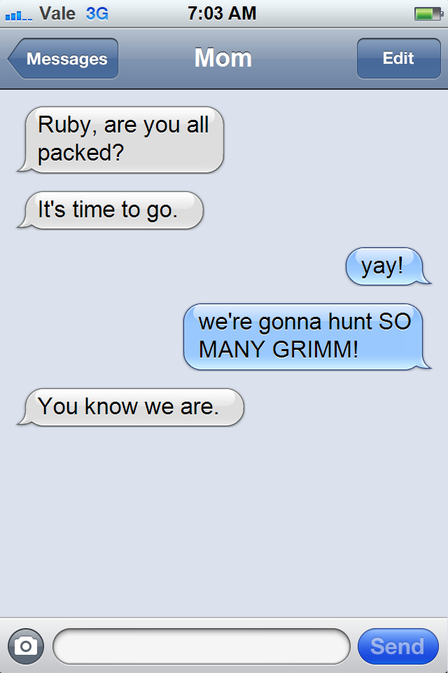 Ruby...... www.youtube.com/watch?v=euuxPokAeIA. c Vale 7: 34 PM E“ Messages Mom Cookies are done! Ruby? Oh, dear. These cookies are getting cold. Well, I might 