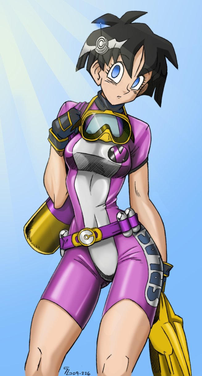 Videl Comp. Videl is the pure human wife of Son Gohan, and, more importantly, the spawn of Hercule Satan's mighty seed. She meets Gohan during the Great Saiyama