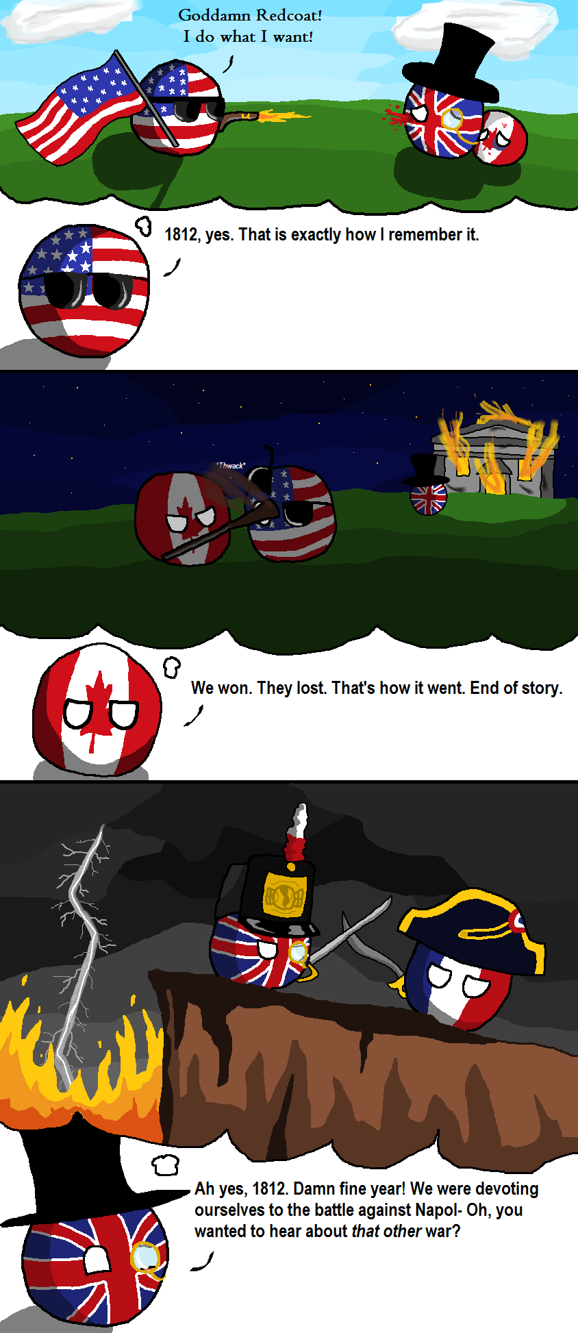 Views on the War of 1812. r/polandball I predict this happening in the comments of this post as well as another one of the comics I posted.. you know the one.. 