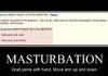 Masturbation