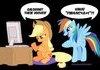 Applejack isn't good with Internet