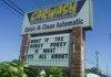 Awesome car wash sign