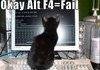 alt and f4 equals fail