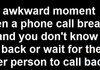 Awkward moment