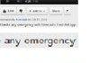 Any emergency