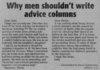 Advice Column Troll
