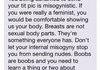 Wanting to see Feminist breasts