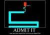 admit it