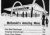 An old McDonalds menu
