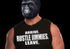 Arrive. Rustle Jimmies. Leave.