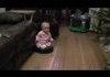 Adorable Baby Rides On Roomba